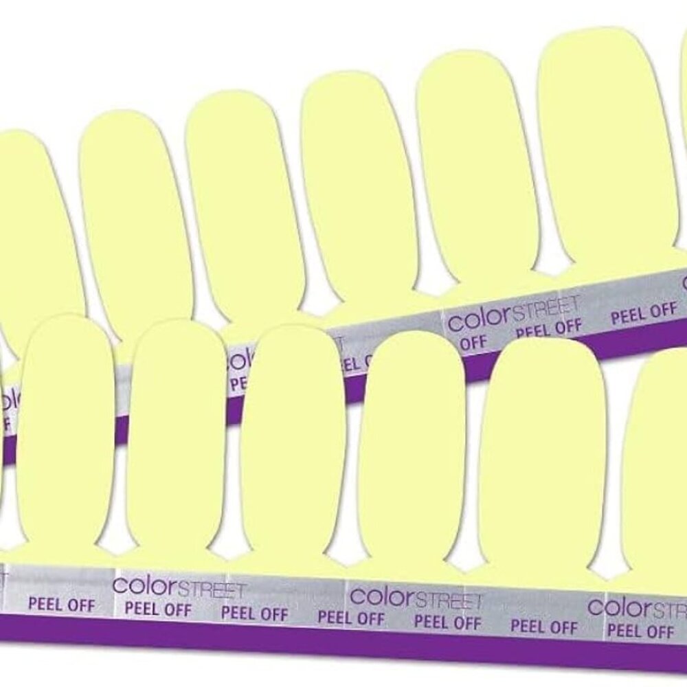 Belgian Buttercup Color Street Nail Strips